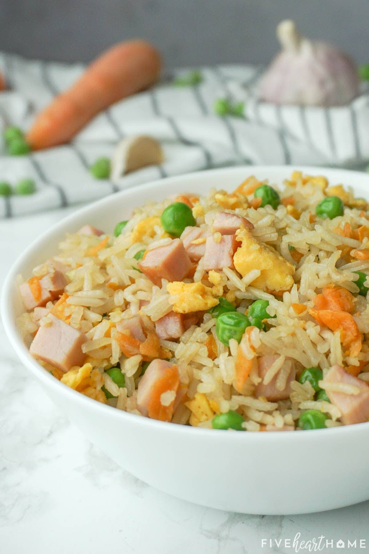 Bowl of Easy Fried Rice.