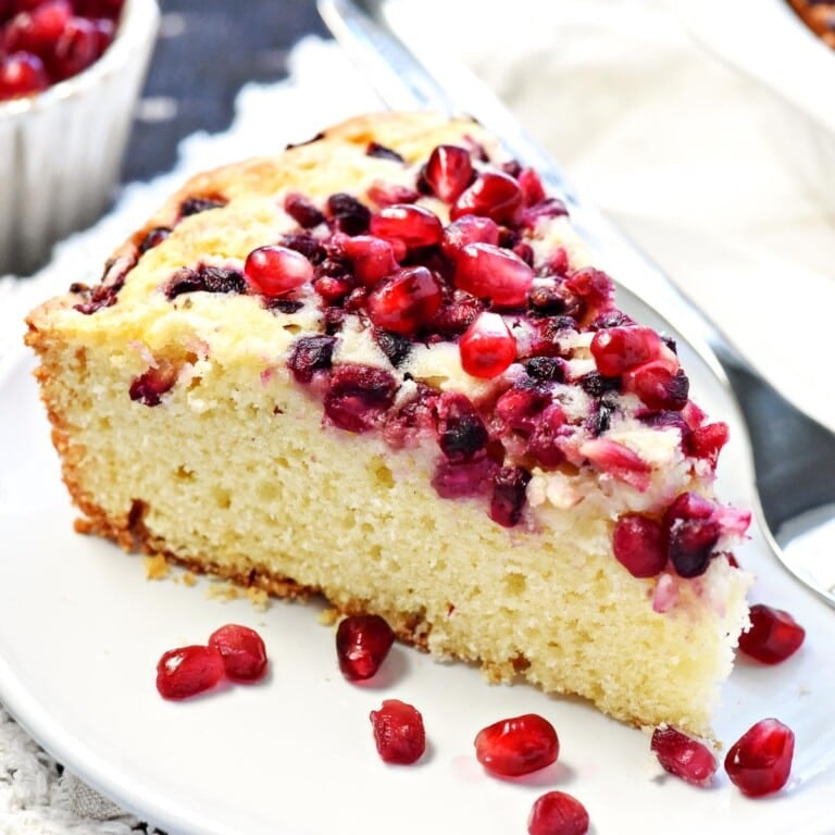 Pomegranate Cake (Easy, Simple, Delicious!)