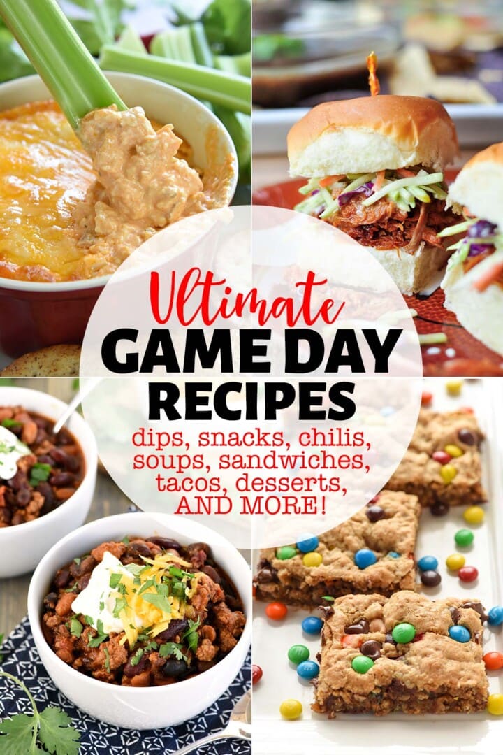 60+ AMAZING Game Day Food Ideas (Easy & Irresistible!) • FIVEheartHOME