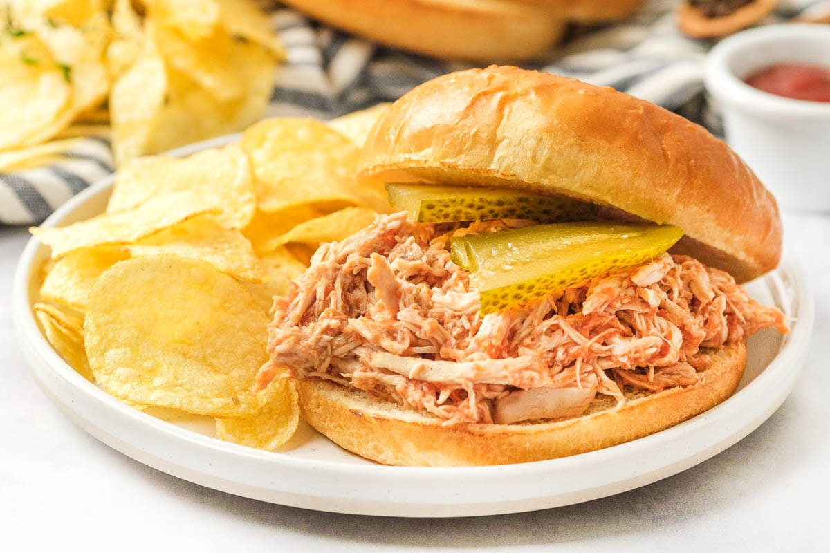 Slow Cooker Chicken Sloppy Joes