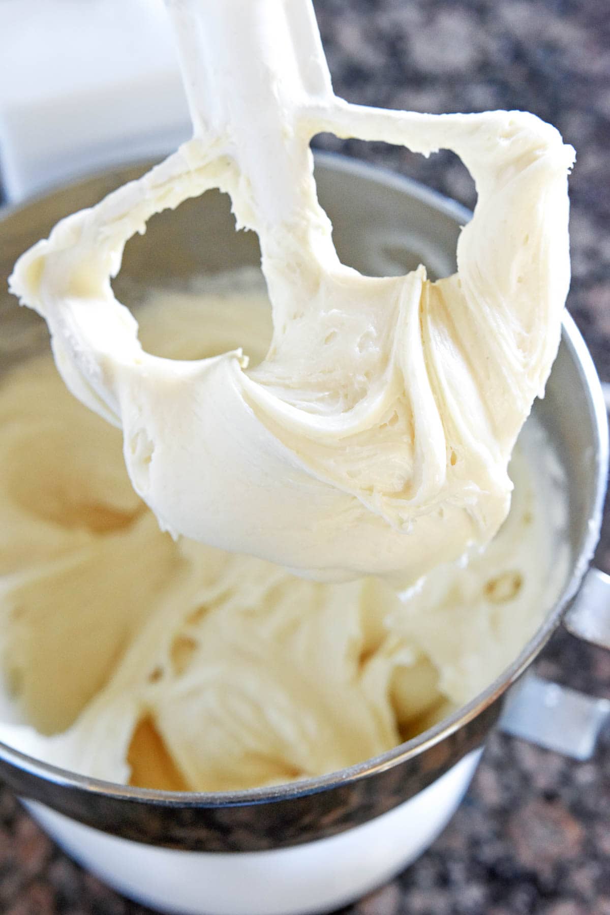 How to make Cream Cheese Frosting with electric mixer.