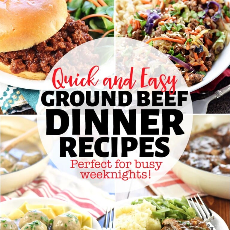 DELICIOUS Dinner Recipes with Ground Beef (Quick + Easy!)
