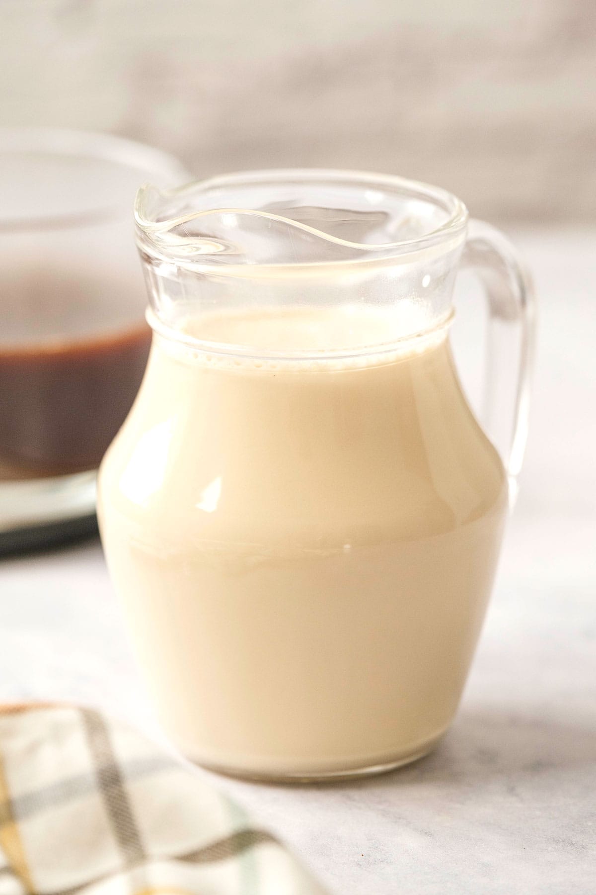 Close-up of Vanilla Coffee Creamer.