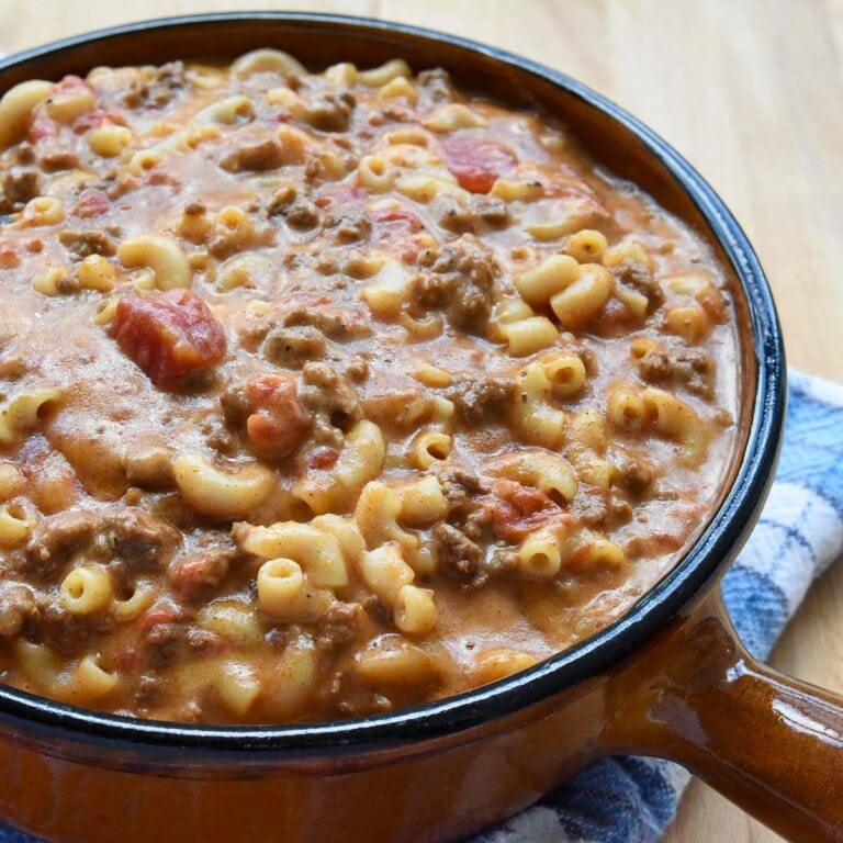 BEST Cheeseburger Macaroni (Homemade Hamburger Helper)