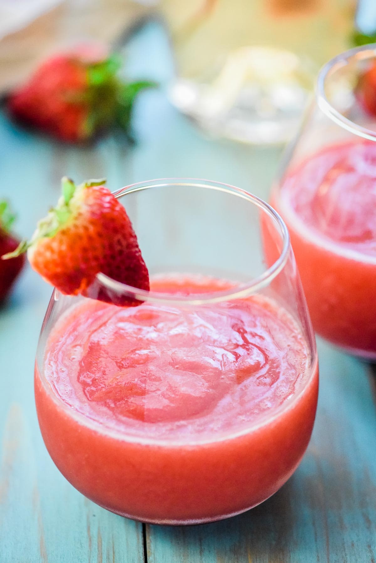 Frose recipe in glass.