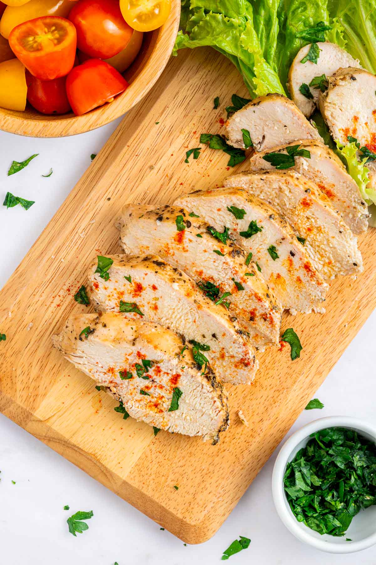 Mediterranean Chicken Marinade aerial view.