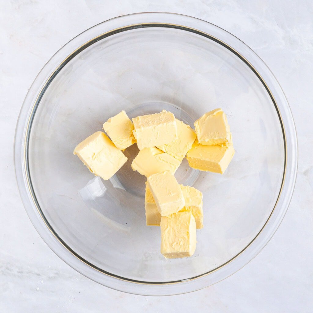 Butter in bowl.