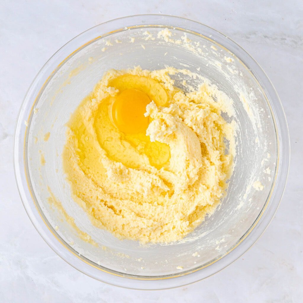 Eggs added to mixture.