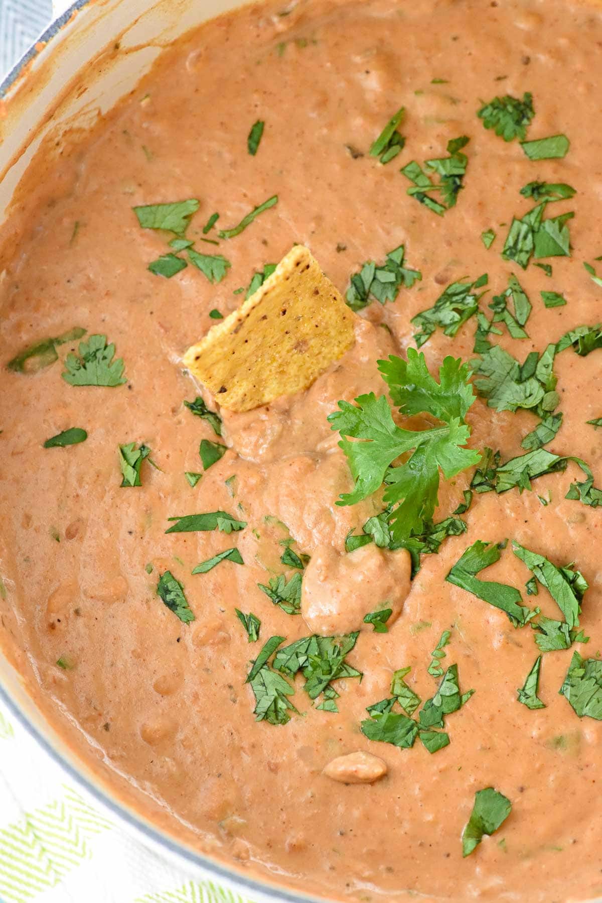 How to make bean dip on stove.