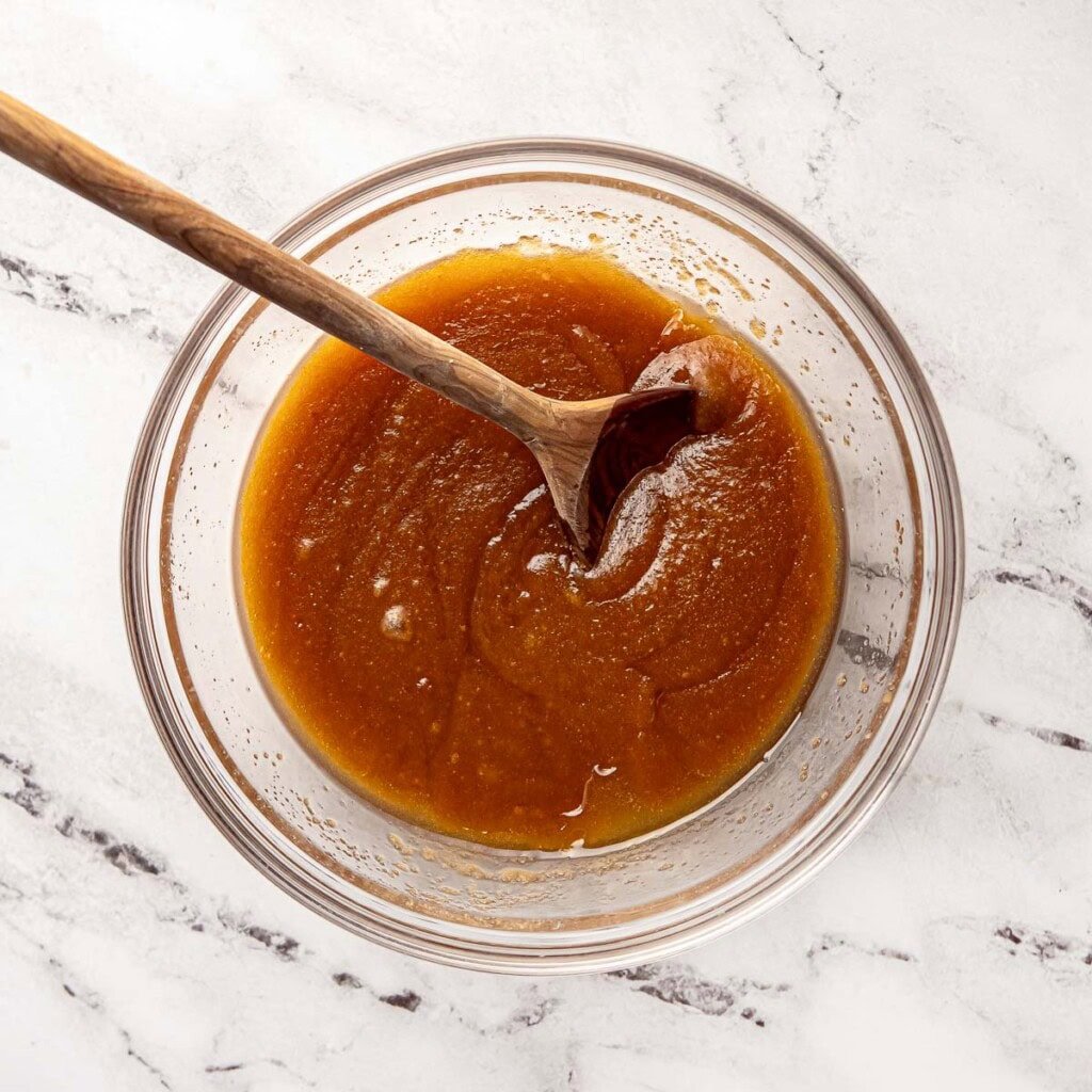 Sugar butter mixture for Brookie Recipe.