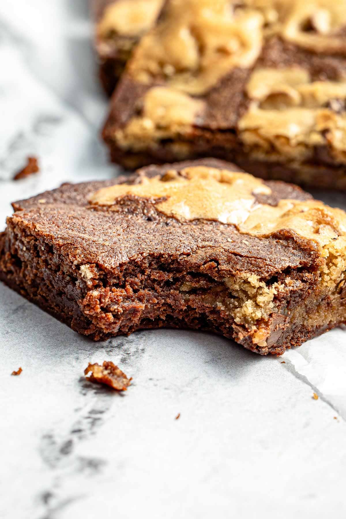 Brookies with missing bite.