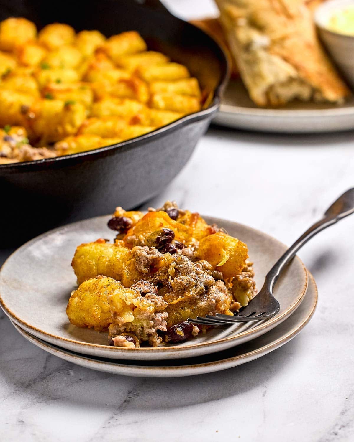 Cowboy Casserole on plate.